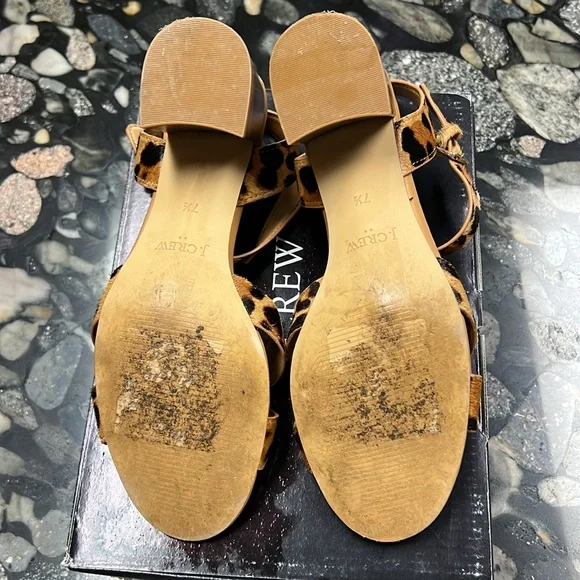 JCREW leopard sandals - Picture 3 of 6